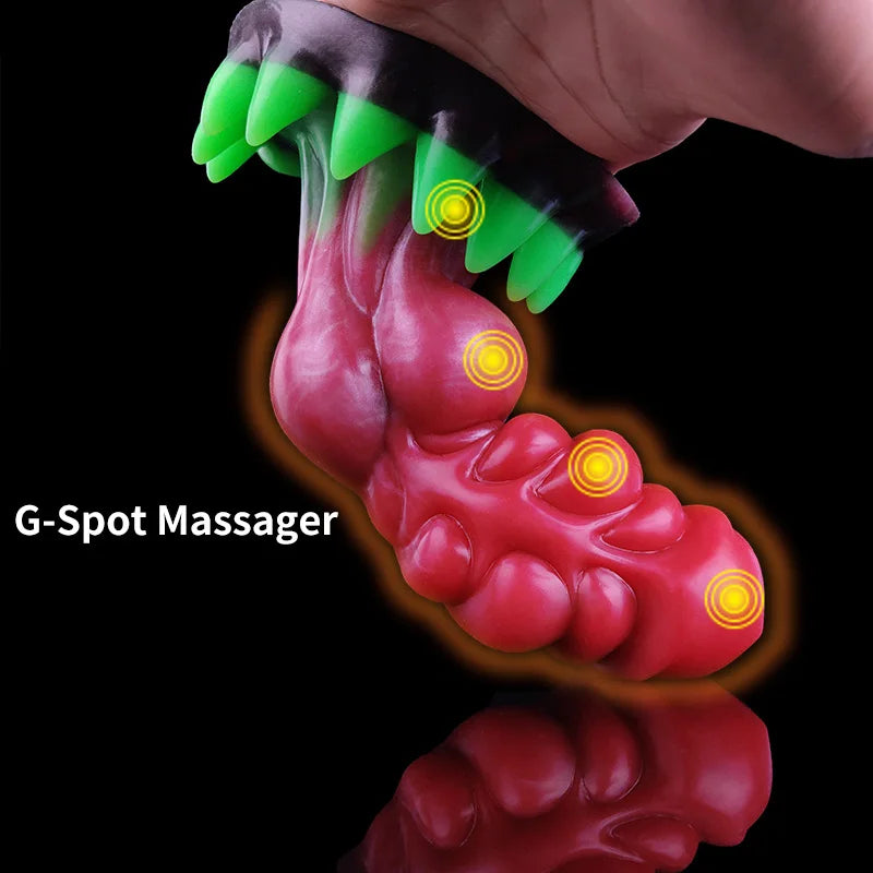 Alien Monster Dildo with Luminous Demon Claws