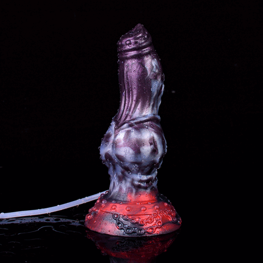 Berg the Unleashed – Best Squirting Knot Dildo with Cum Tube