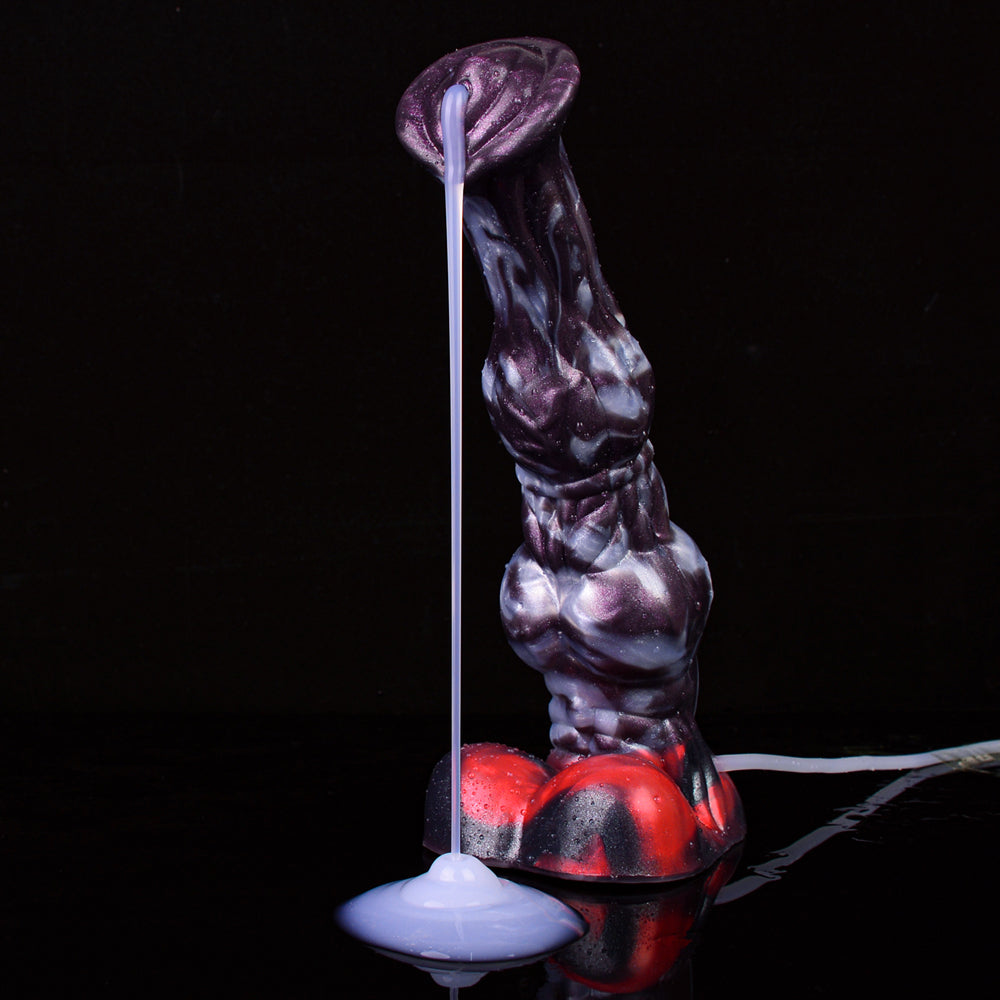 Waller – Squirting Horse Cock Dildo with Massive Knot
