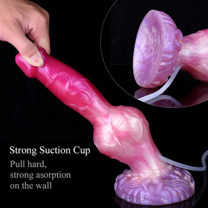 Azur- Realistic Dog Dildo, Ejaculating Canine with Huge Knot