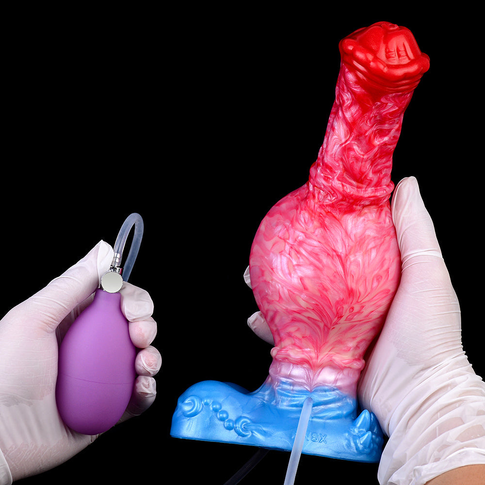 Filek's Equine – Huge Expandable Horse Dildo wtih Cum Tube