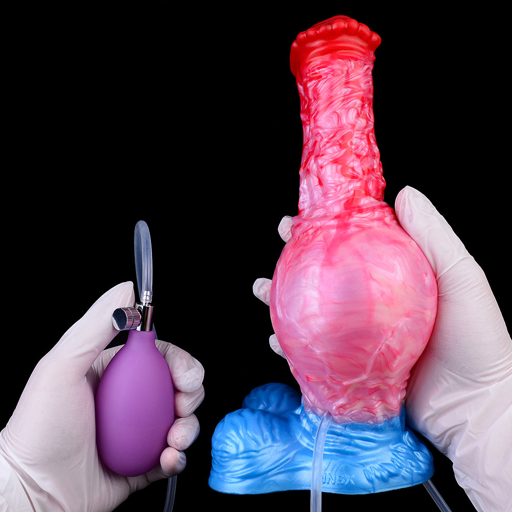 Makara's Equine -  Huge Expanding Dildo with Cum Tube