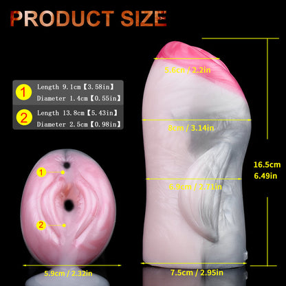 Dolphin–Chun Animal Fantasy Fleshlight with Bullet Vibrator