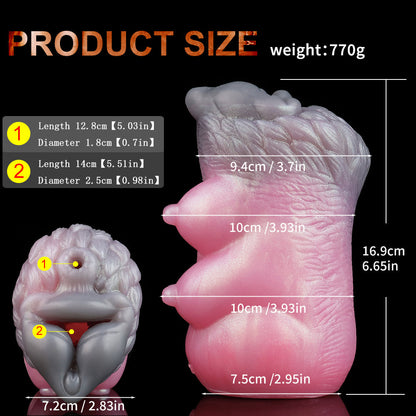 Liva the Wolf Girl – Dual-Hole Animal Fleshlight Fantasy Toy