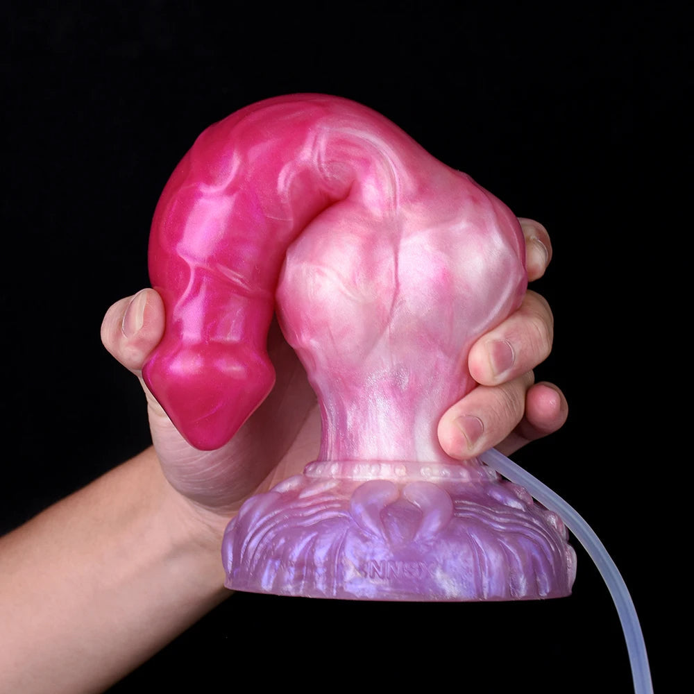 Azur- Realistic Dog Dildo, Ejaculating Canine with Huge Knot