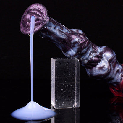 Waller – Squirting Horse Cock Dildo with Massive Knot