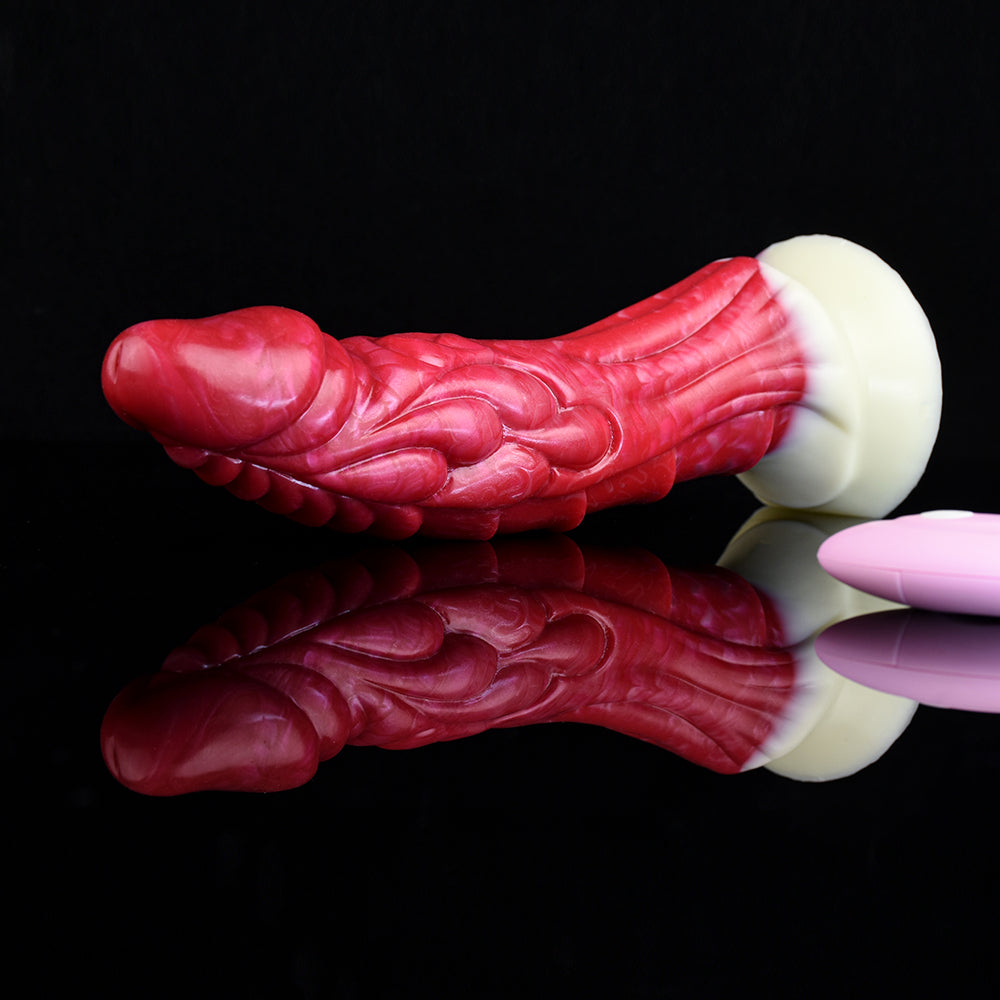 Haku - Curve Vibrating Dragon Dildo, Monster Fantasy G-Spot Vibrator