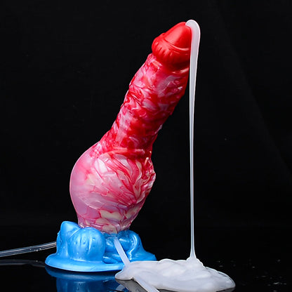 Orcs’ Oath Inflatable Dog Dildo with Cum Tube