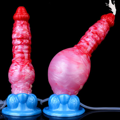 Orcs’ Oath Inflatable Dog Dildo with Cum Tube
