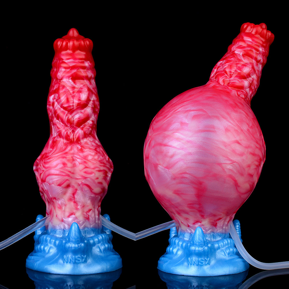 Darnell's Canine -  Blow-Up Dildo Fantasy Knot and Cum Tube