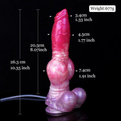 Graand, Giant Ejaculating Dog Dildo with Huge Knot, Realistic Canine