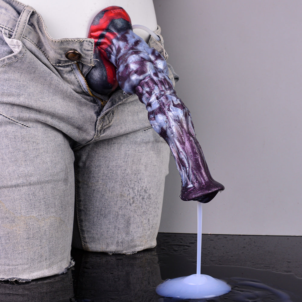 Waller – Squirting Horse Cock Dildo with Massive Knot