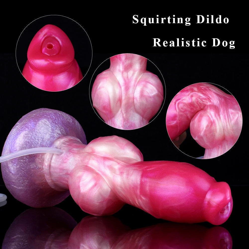 Sifus: Ejaculating Huge Knot Dog Dildo - Realistic Canine Fantasy Toy