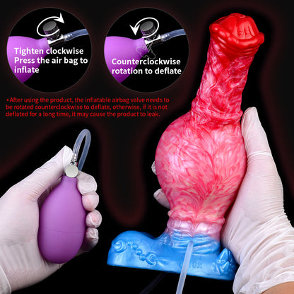 Filek's Equine – Huge Expandable Horse Dildo wtih Cum Tube