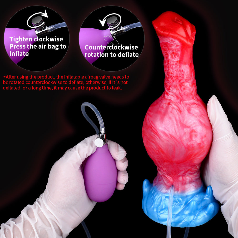 Gabriel’s Huge Equine – Inflating Dildo with Pump