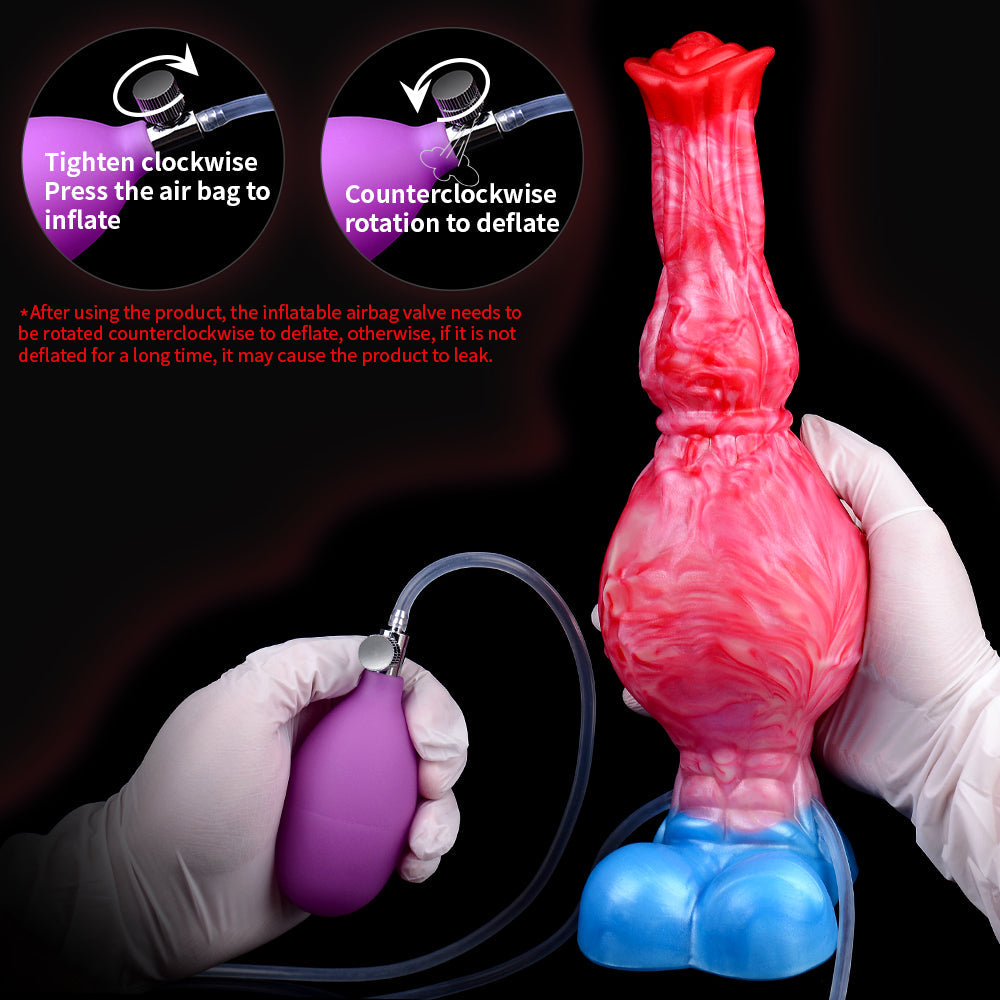 Venus's Horse Knot – Giant Inflating Fantasy Dildo
