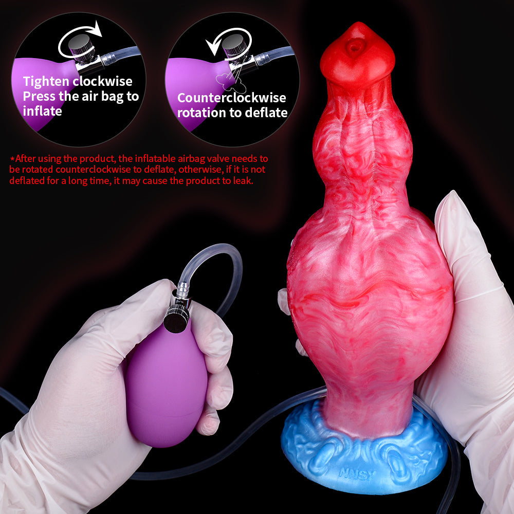Cynthia's Huge Knot – Horse Inflating Dildo Fantasy Beast