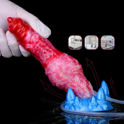 Victor's Canine – Huge Inflating Dog Dildo with Cum Tube
