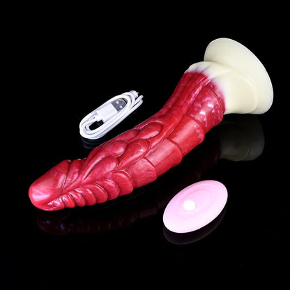 Haku - Curve Vibrating Dragon Dildo, Monster Fantasy G-Spot Vibrator
