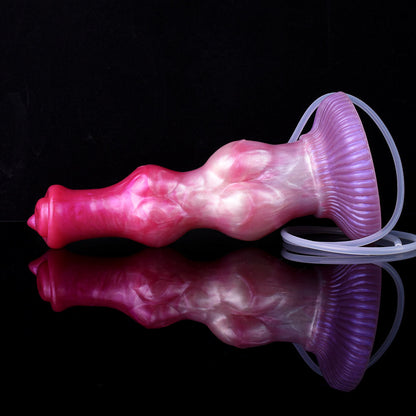Yaksha - Huge Double Knot Ejaculating Dog Dildo, Realistic Canine