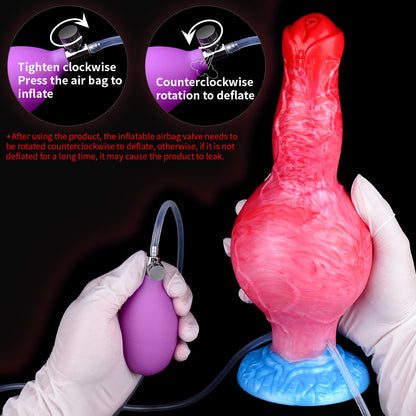Kairol's Canine – Dog Dildo Inflatable Fantasy Beast with Pump