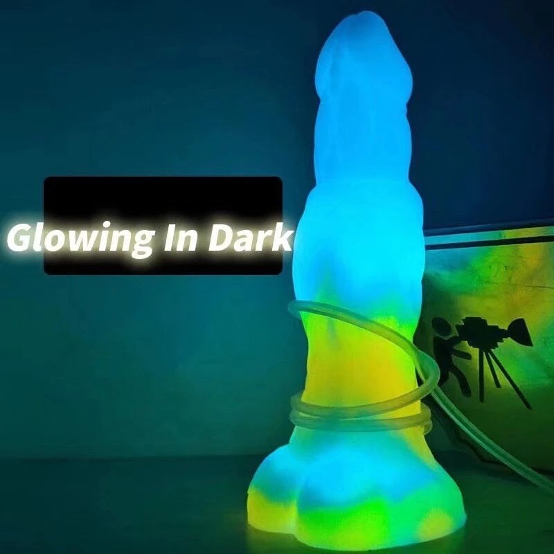 ACASTUS - Ejaculating Monster Vibrator with Luminous Effect