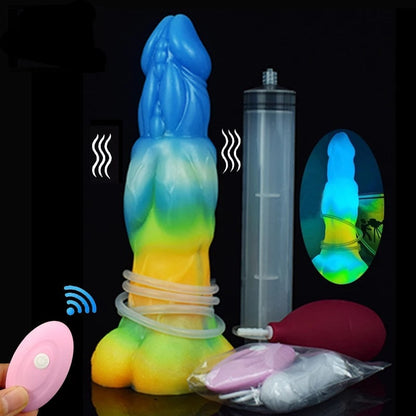 ACASTUS - Ejaculating Monster Vibrator with Luminous Effect