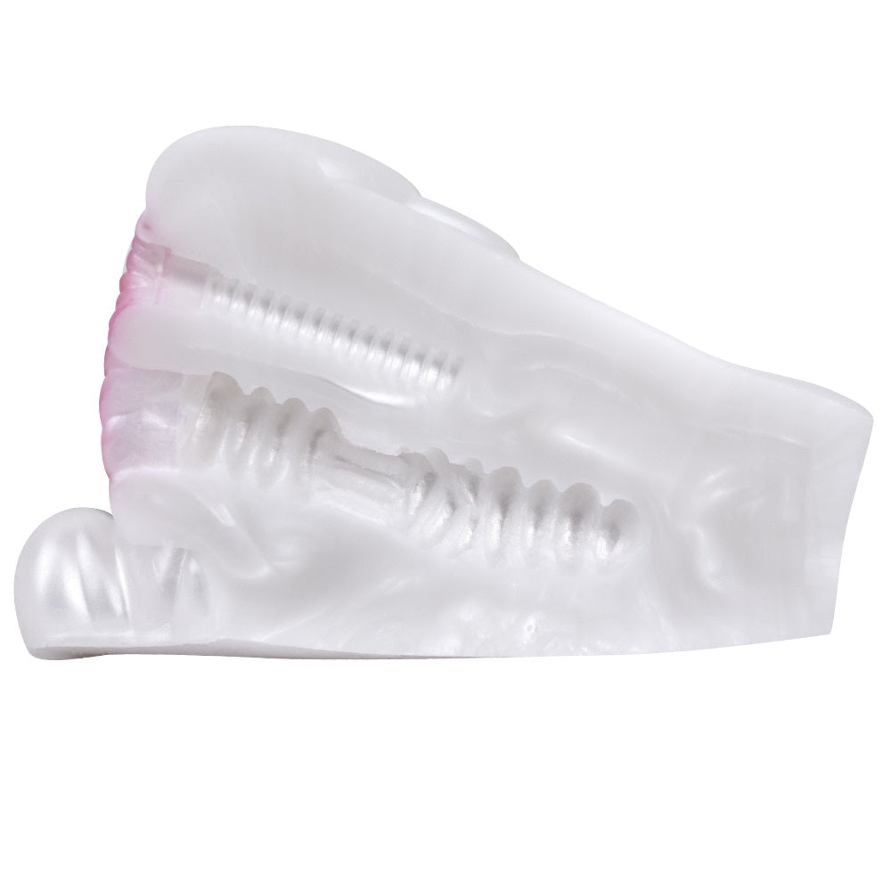Snow Hare - Dual-Hole Animal Masturbator with Vibration