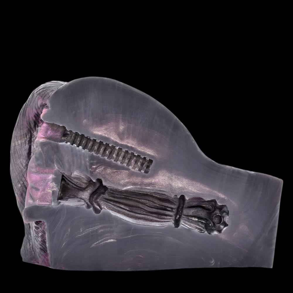 Beast's Embrace - Dual-Hole Animal Masturbator with Vibrator