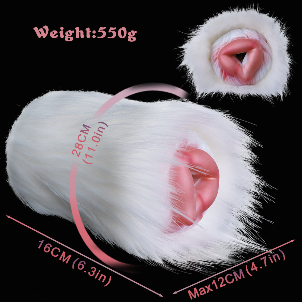 Polar Bear Furry Fleshlight - Wild & Plush Animal Masturbator