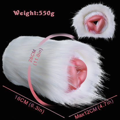 Polar Bear Furry Fleshlight - Wild & Plush Animal Masturbator