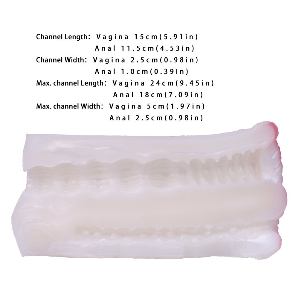 Sheepwool Furry Fleshlight – Dual-Hole Plush Pleasure