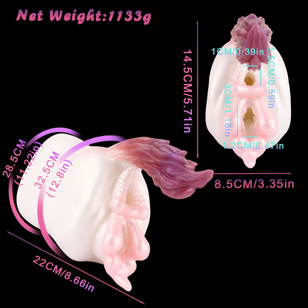 Mare Pussy Fleshlight: Rainbow Horse Dual Kinky Masturbator