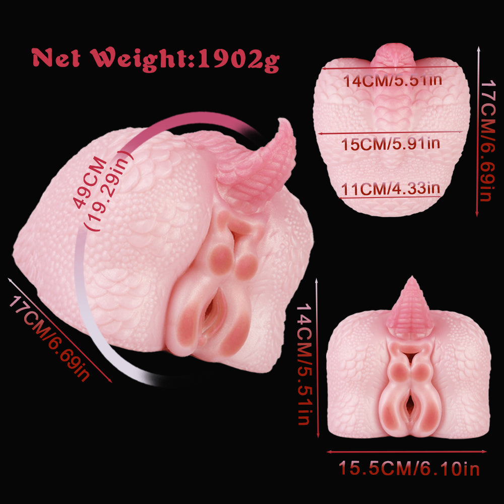 Fire Dragon Furry Fleshlight –  Massive Dual Fantasy Delight