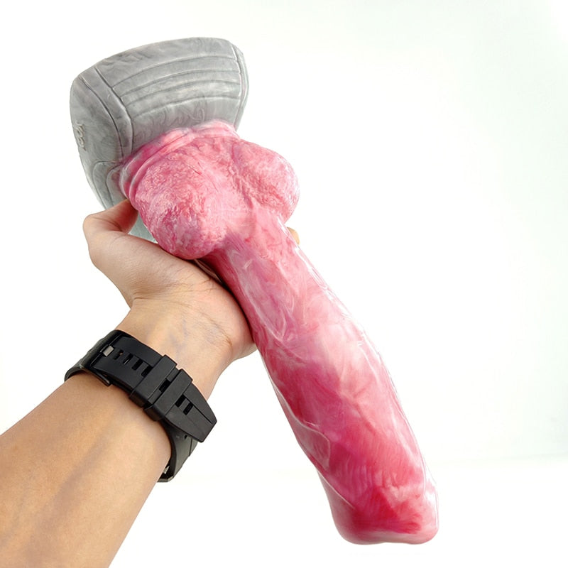 Cerberus - Huge Ejaculating Werewolf Dildo, Oversized Fantasy Toy