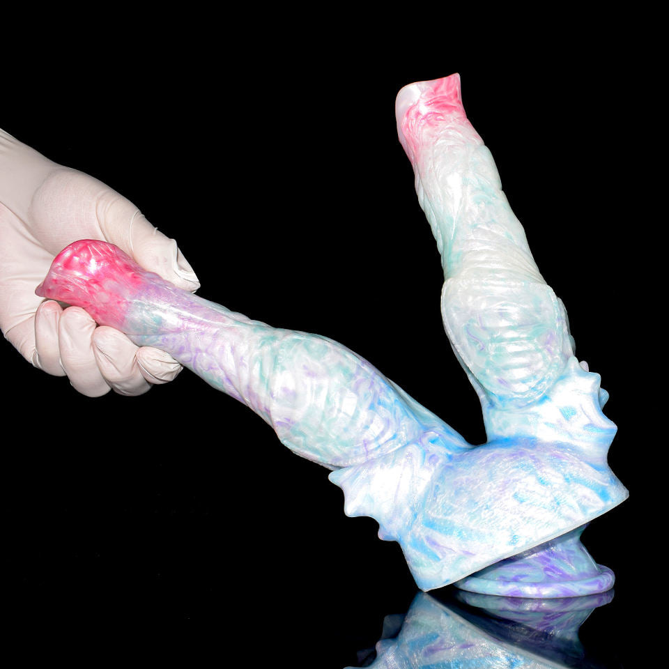 Lumithorn - Two-Hole Minotaur Butt Plug, Double Horse Dildo
