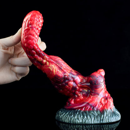 SIOS - Curved Monster Tongue Anal Dildo, Ribbed Fantasy Butt Plug