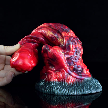 SIOS - Curved Monster Tongue Anal Dildo, Ribbed Fantasy Butt Plug