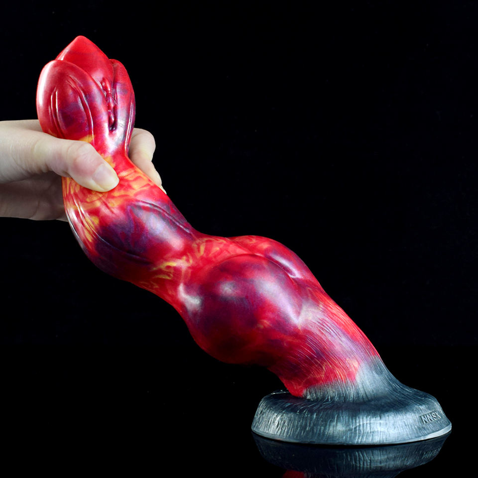 Dani - Huge Dog Dildo, Thick Knotted Canine