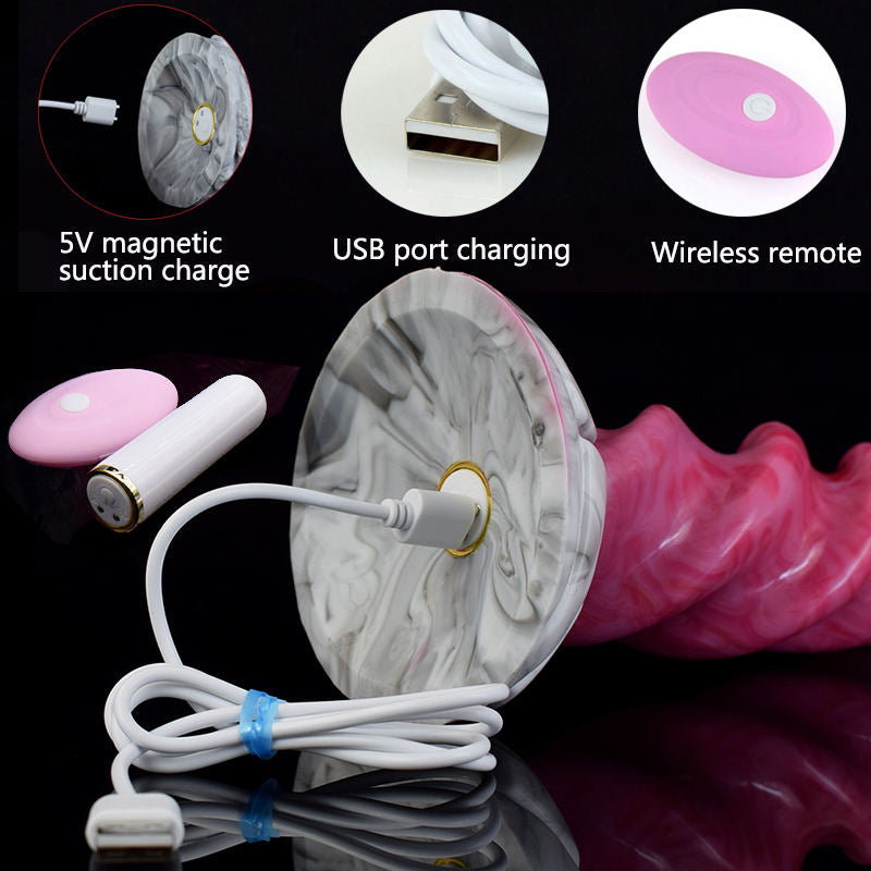Selvius - Spiral Vibrating Tentacle Dildo