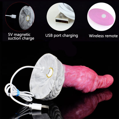 Ulrichus - Huge Knot Vibrator, Fantasy G-spot Butt Plug