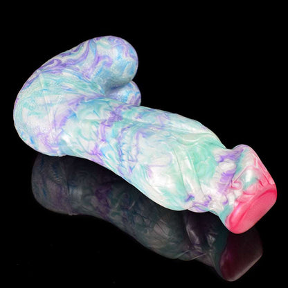 Glacitaur - Thick Horse Butt Plug with Huge Knot, Giant Minotaur Dildo