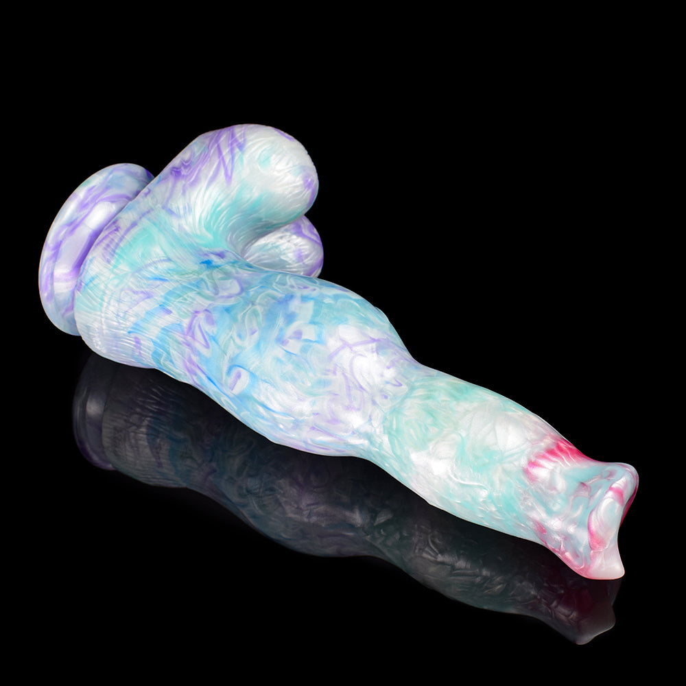 SARUHAN - Giant Werewolf Dildo with Testicles and Huge Thick Knot