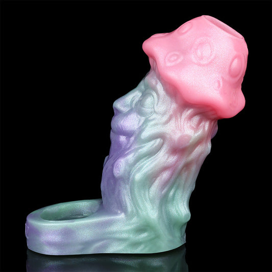Crimson Sprout – Alien Sleeve with Huge Head for Men