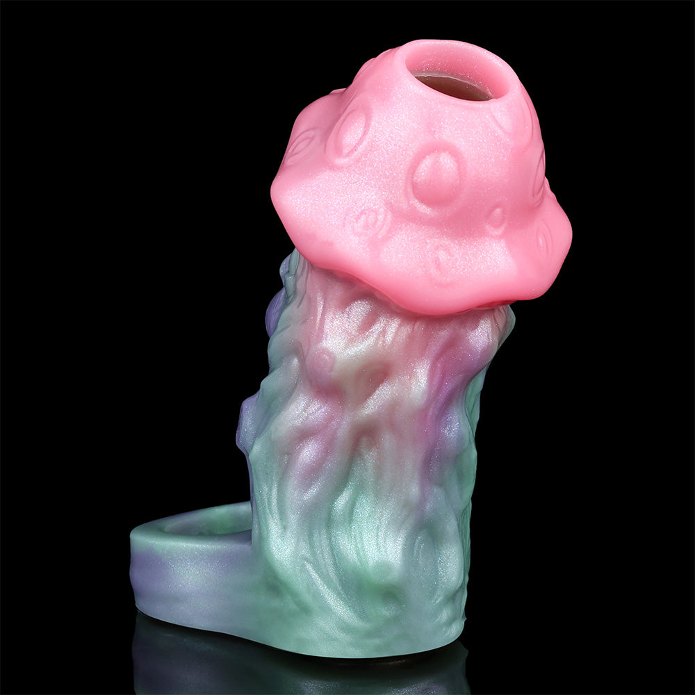 Crimson Sprout – Alien Sleeve with Huge Head for Men