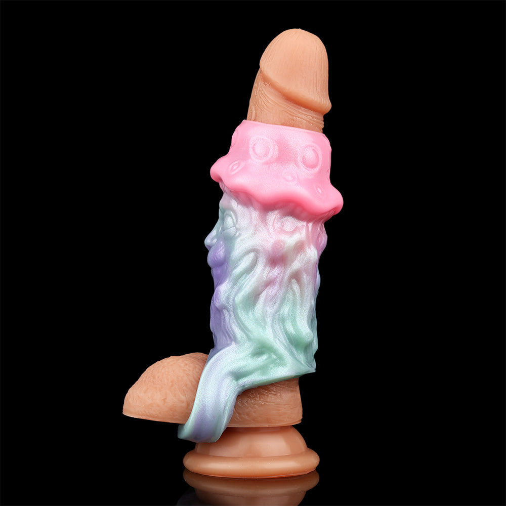 Crimson Sprout – Alien Sleeve with Huge Head for Men