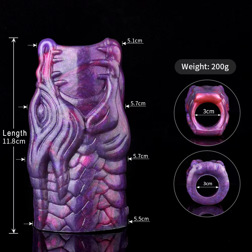 Aine - Open-Ended Dragon Penis Sleeve