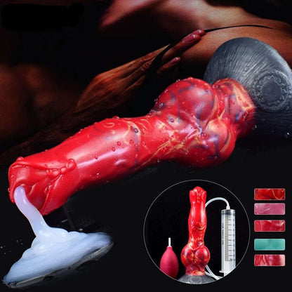 Erebus - Squirting Canine Dildo, Ejaculating Dog Knot