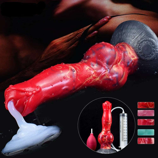 Erebus - Squirting Canine Dildo, Ejaculating Dog Knot