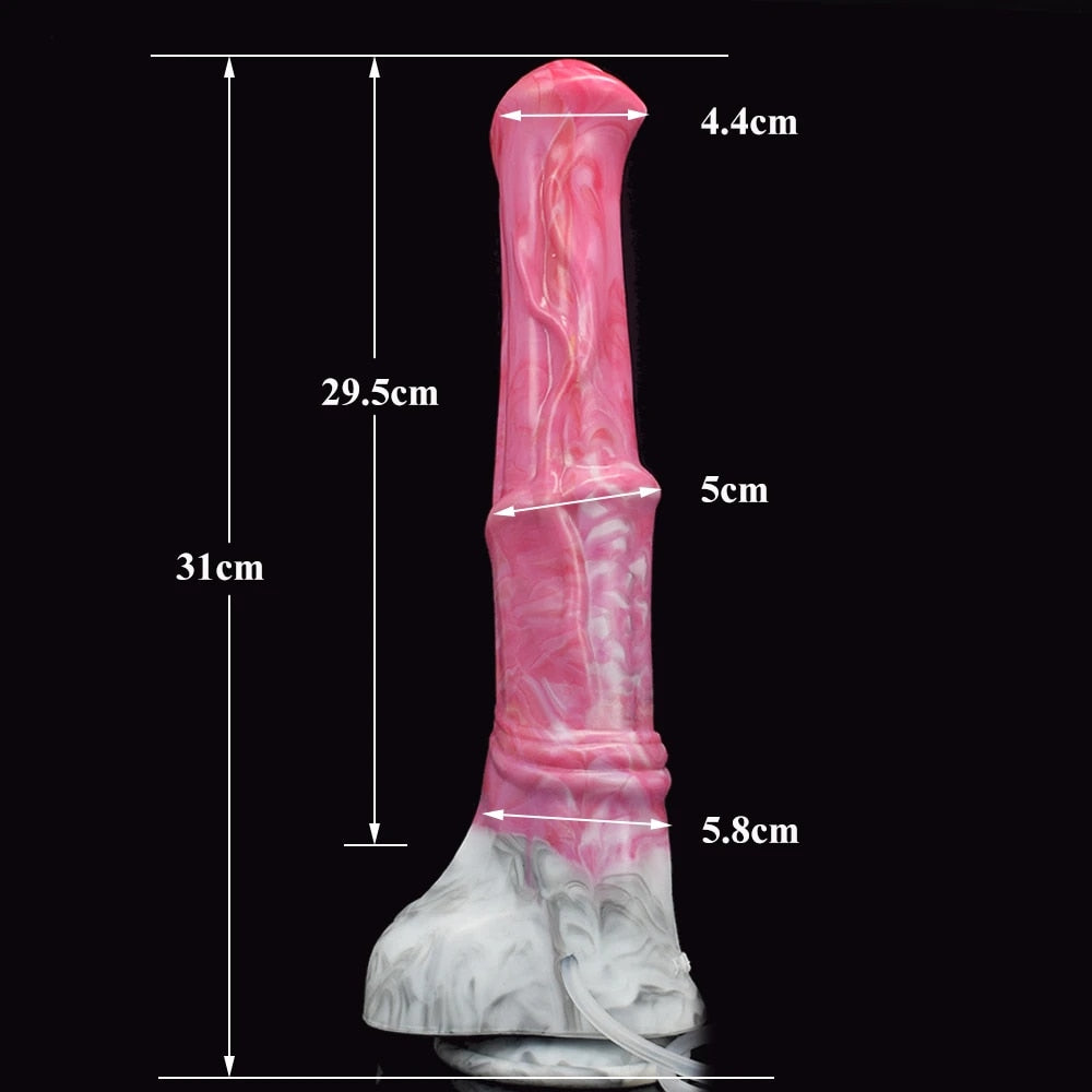 Abaddon - Huge Ejaculating Stallion Dildo